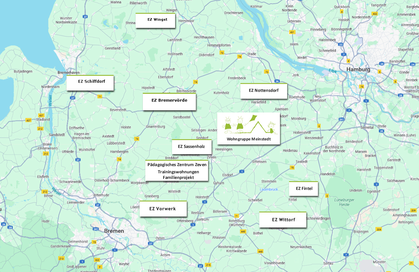 Standorte Kinderhof Meinstedt gGmbH